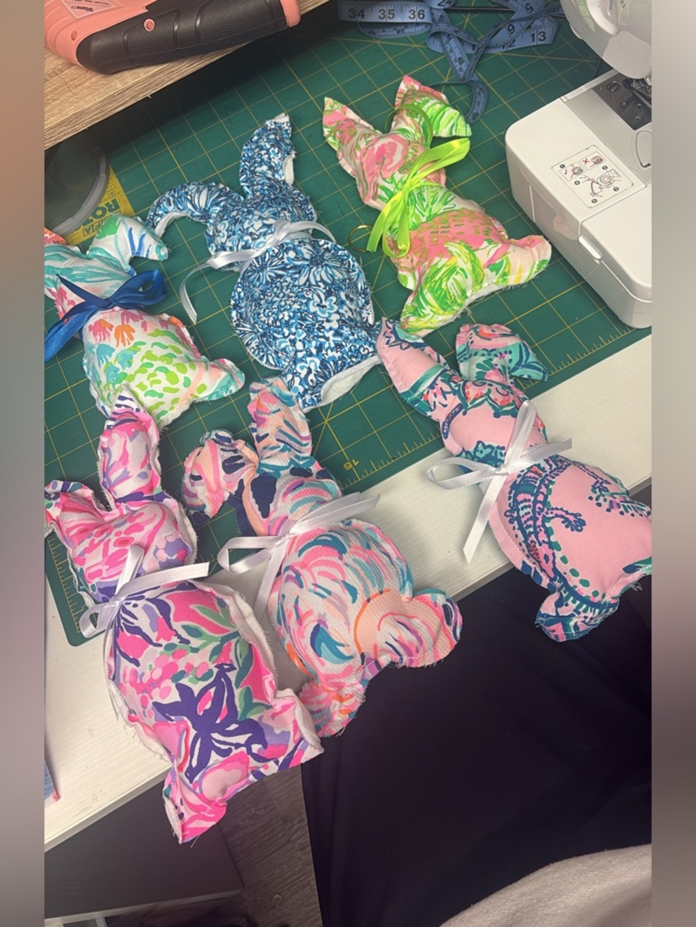 Handmade Easter bunny plush